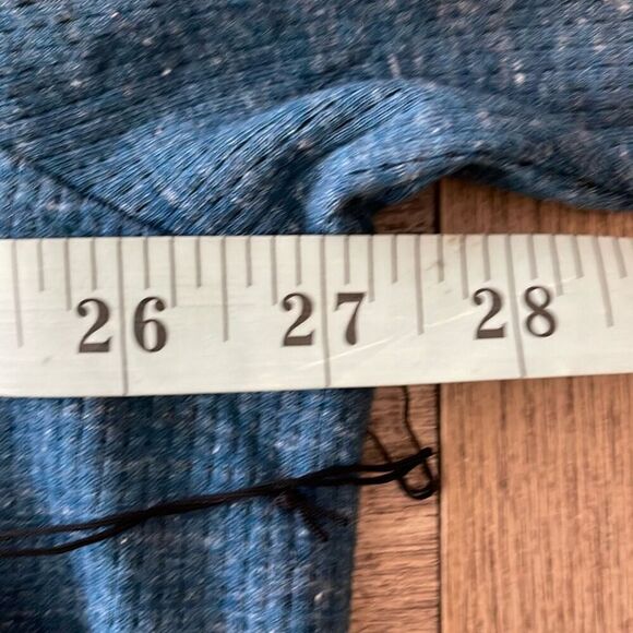 01.Algo Performance Sweater Men XXLarge Teal Blue Hoodie Sweatshirt Pullover SPF - Picture 9 of 10